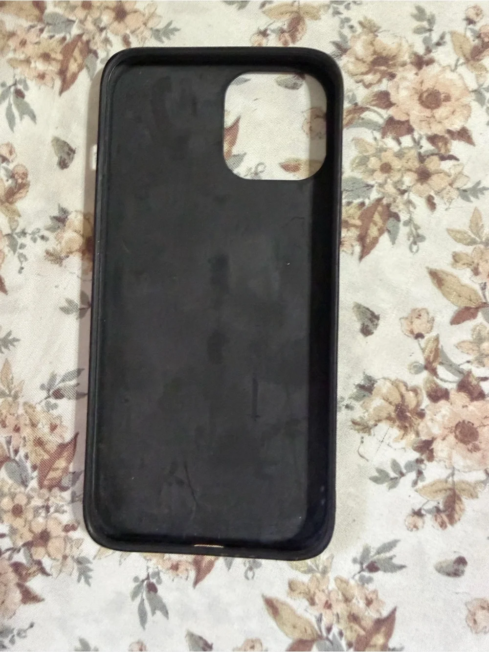 Nike Black Phone Case with White Swoosh Logo 12 pro max